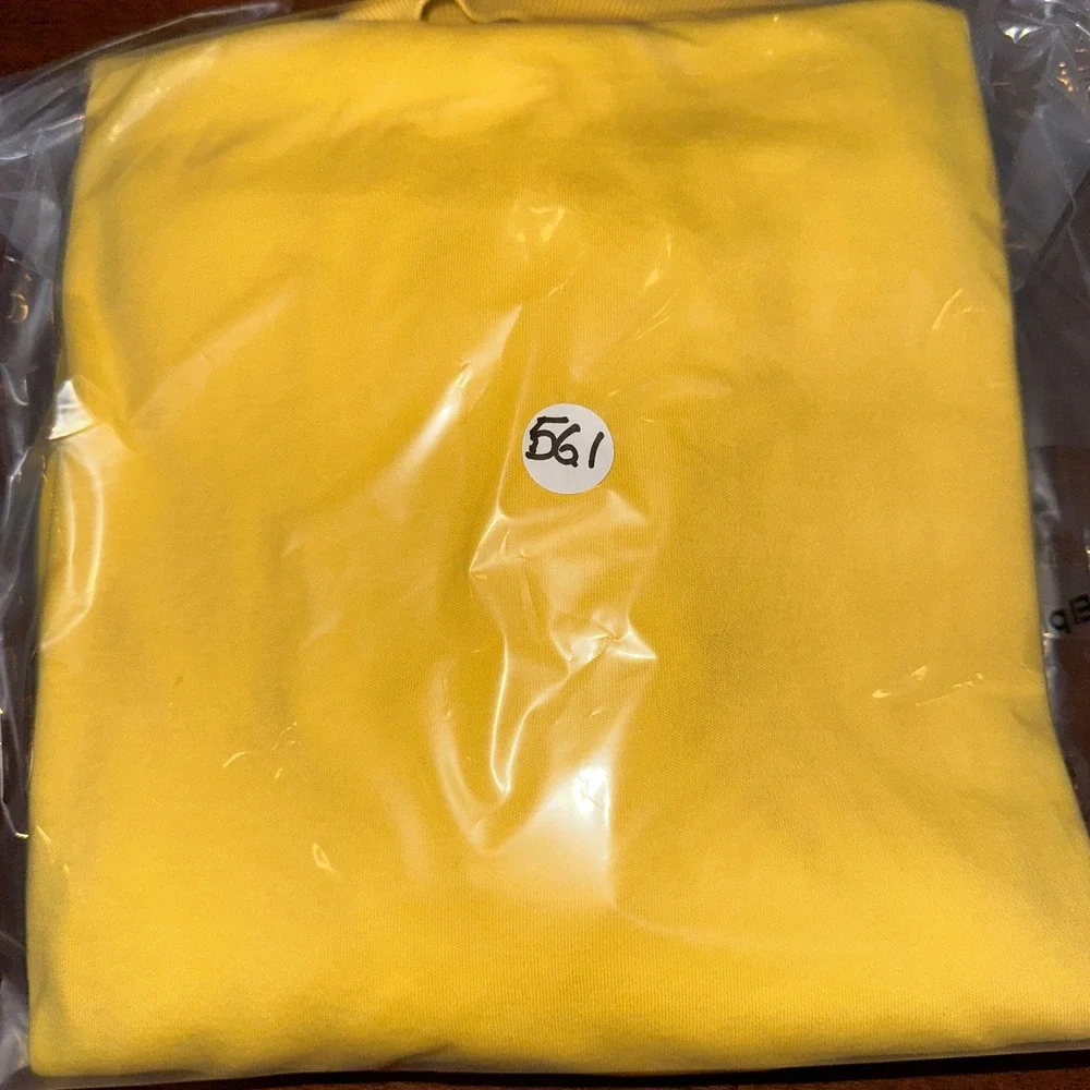 Polo Ralph Lauren Mens Yellow Short Sleeve Jersey Polo Shirt Size M Navy Pony